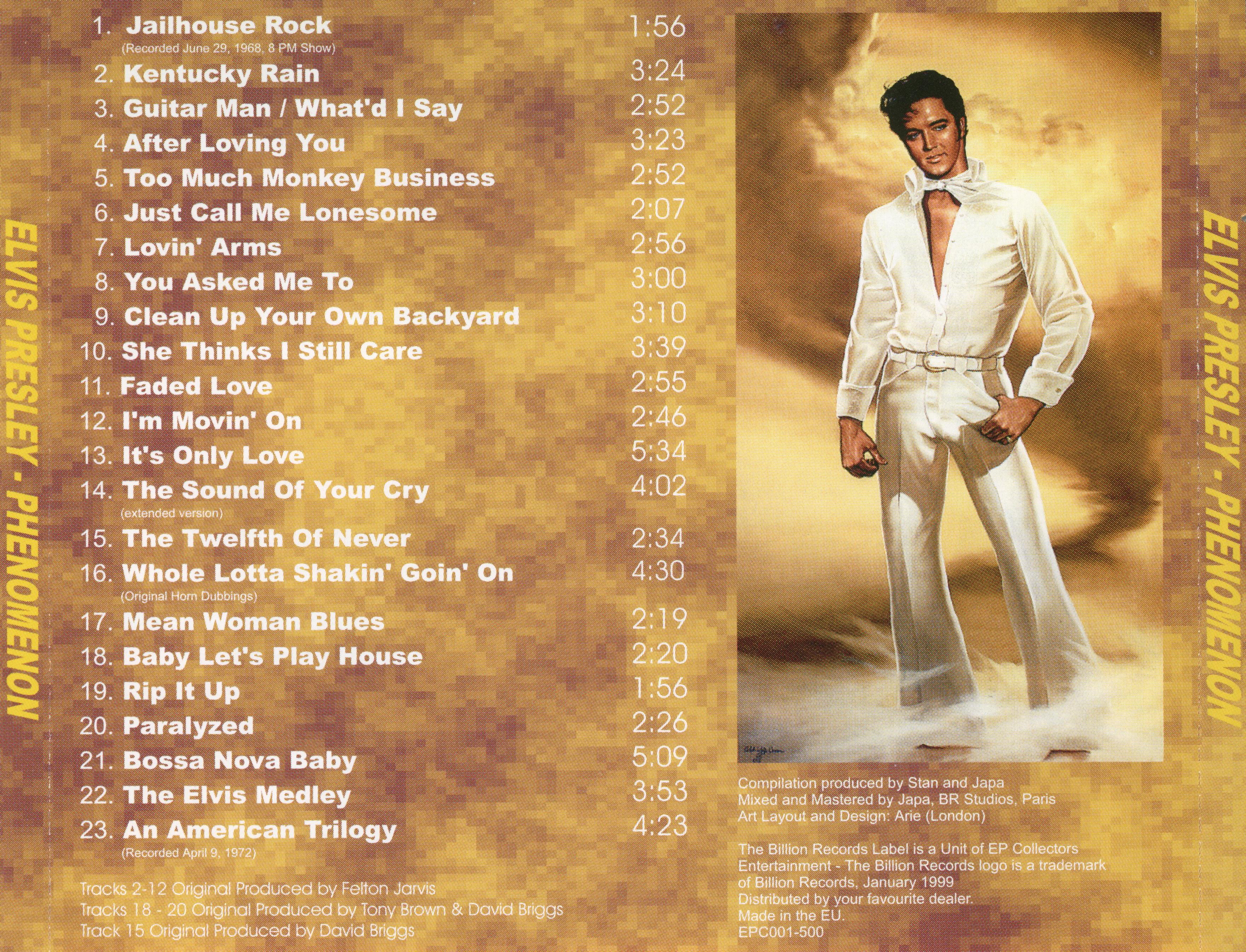 Elvis Presley  Phenomenon : Back